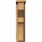 Ekena Millwork Monterey Smooth Corbel w/Backplate, Western Red Cedar, 5 1/2"W x 12"D x 24"H COR06X12X24MON01SWR - alternate 2